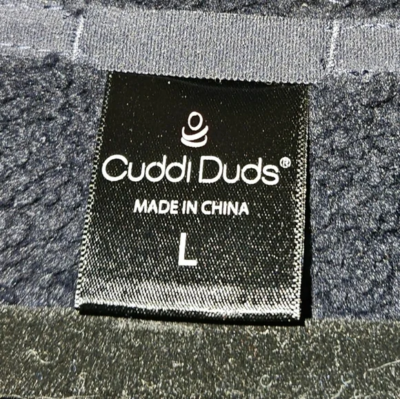 Cuddl Duds Women''s Fleece Sherpa Half Zip Pullover Size Large - Picture 4 of 5